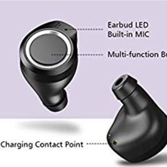 NEW EARBUDS WITH CHARGING CASE - Picture 5 of 6